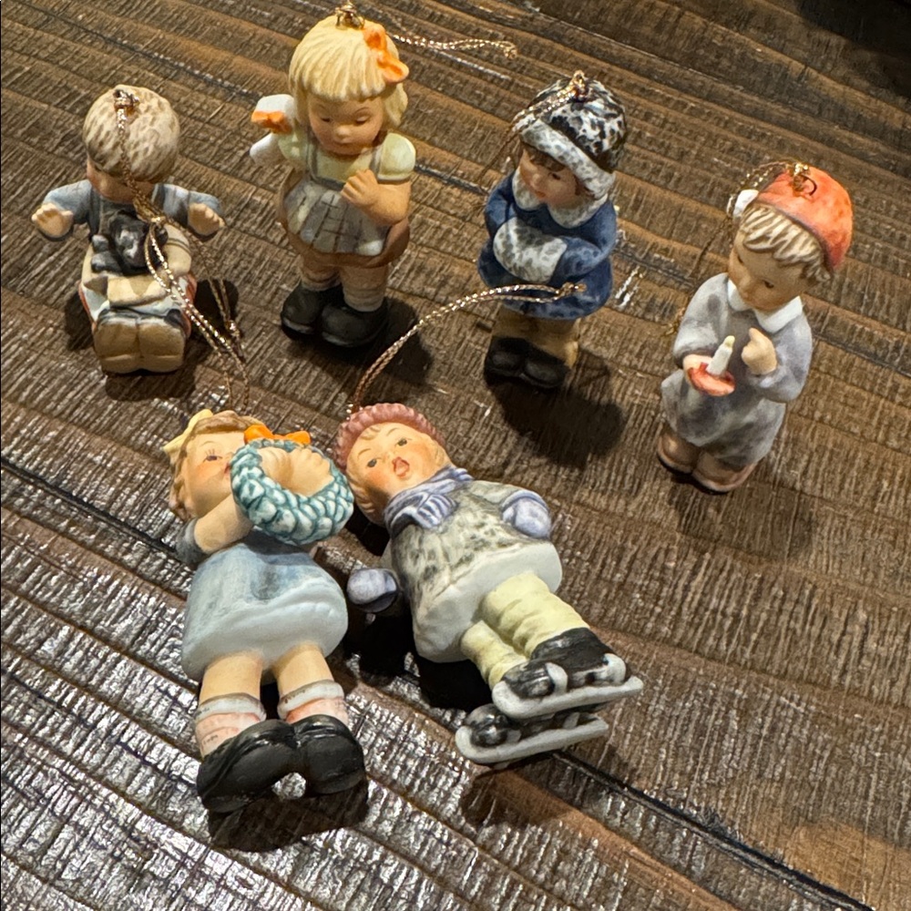 Hummel Ceramic Ornaments Set of 6